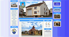 Desktop Screenshot of obec-rataje.cz