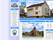 Tablet Screenshot of obec-rataje.cz